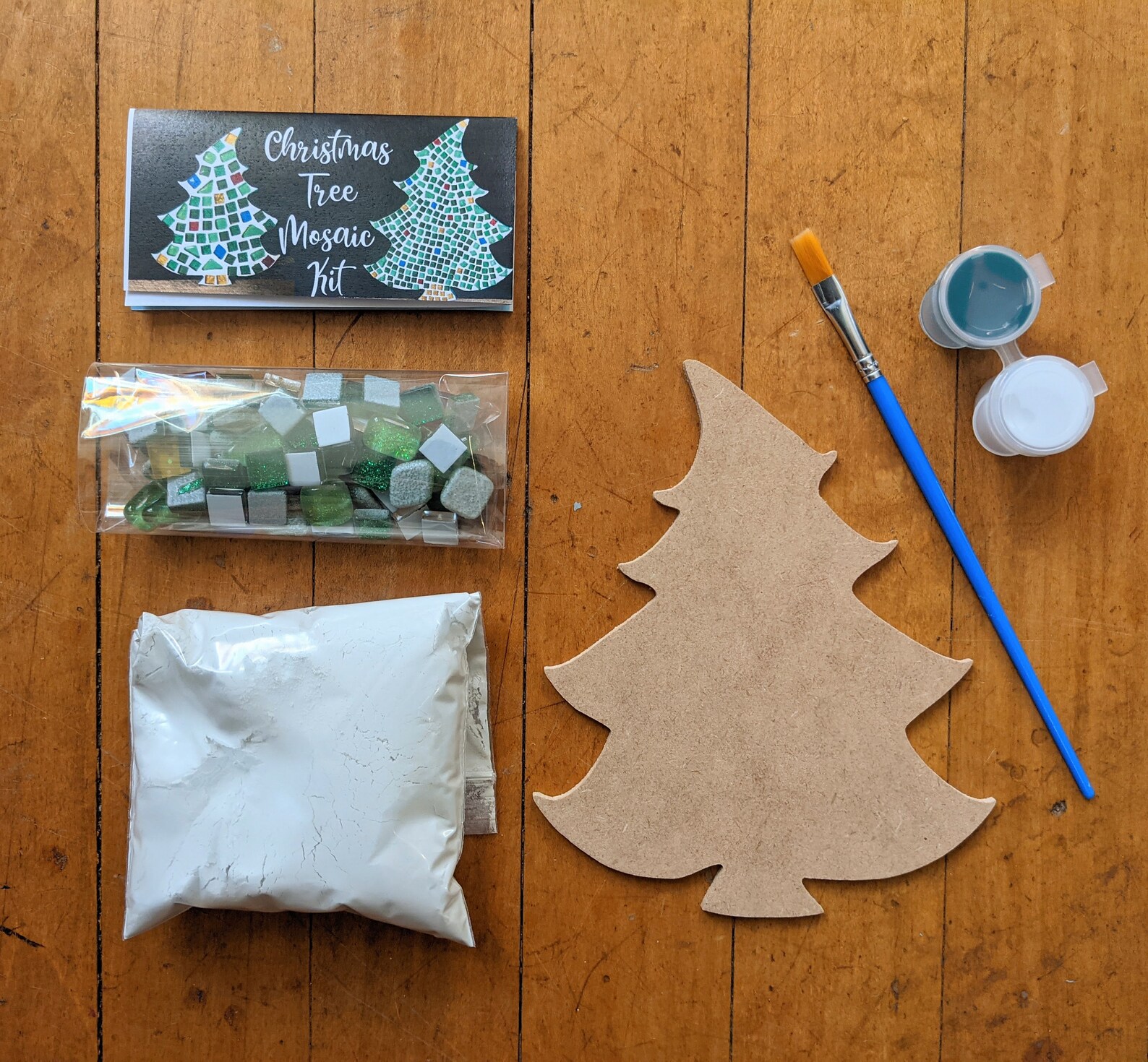 Christmas Tree Mosaic Kit Craft Kit DIY Kit for Adults Etsy