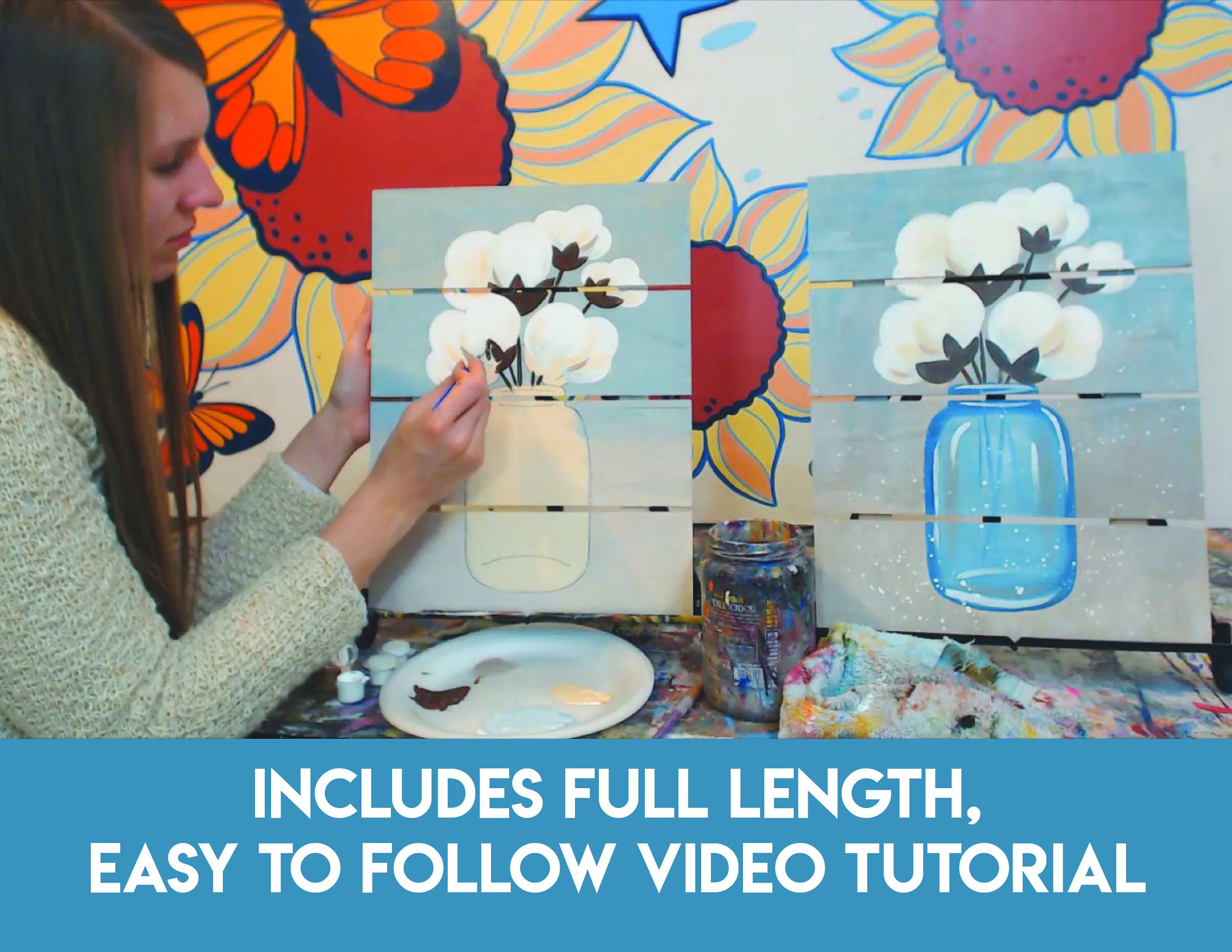 Cotton Canvas and Sign Painting Kit Etsy