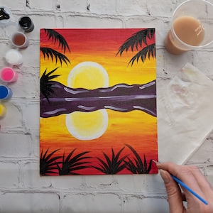 Sunset | Field Trip in a Box | Painting with Groups of 20-100 Kids