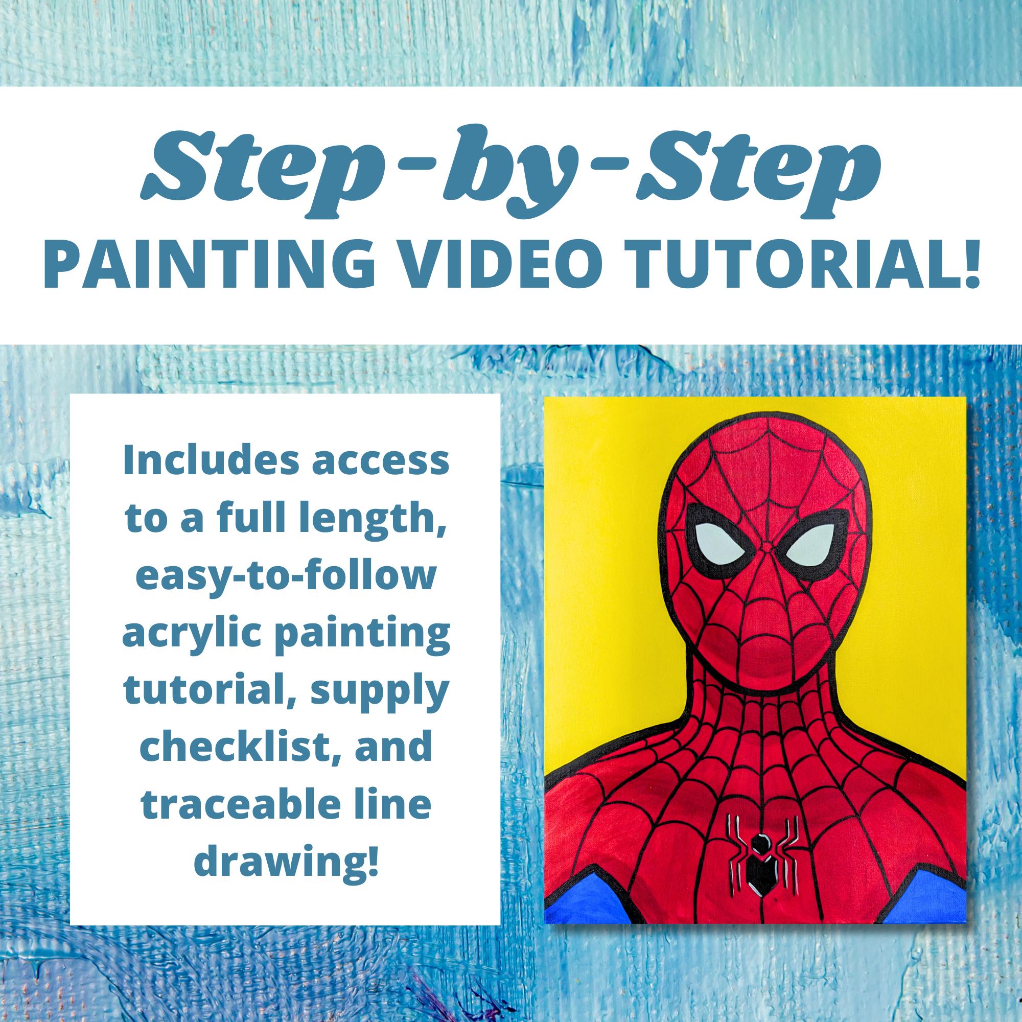 Stencil Per La Pittura Del Viso - StencilEyes Web Warrior - Spiderman - Foto 7