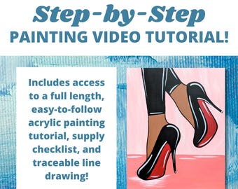 drawing y step heels