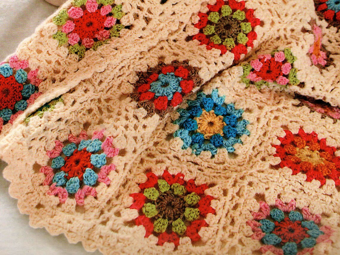 Spanish Babies Patterns Blanket Patchwork Crochet Etsy