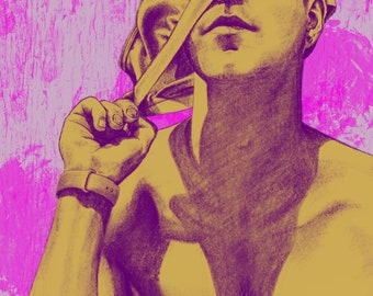 A3 Poster Pants Head