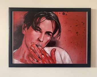 A3 Scream Movie Art Print