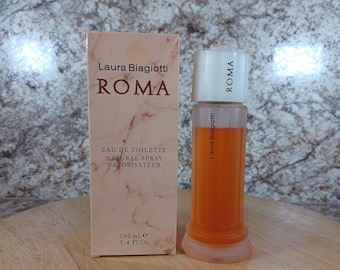 Laura Biagiotti Roma Eau De Toilette 100ml (1988 Vintage Fragrance), New in Box, Boho