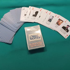 limited edition 52 most wanted playing cards Limited Edition 52 Most Wanted Playing Cards (2003)