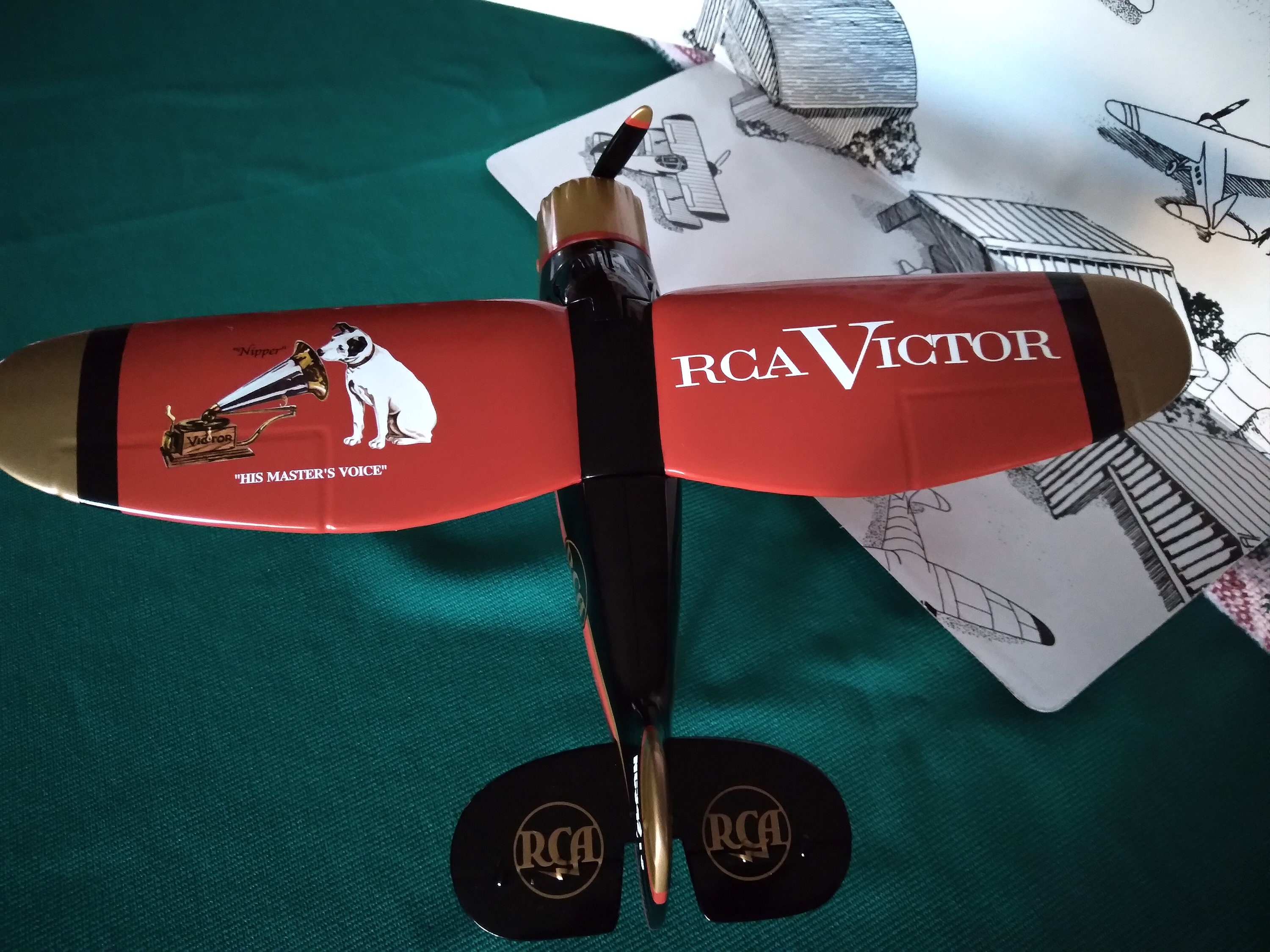 Gearbox Collectible Stinson Reliant RCA Victor Airplane Coin Etsy