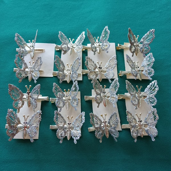 Moving Butterfly Wing Hair Clips Etsy