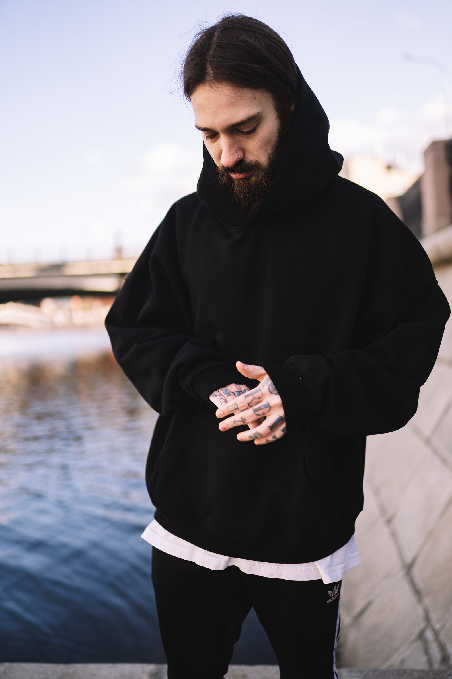 Oversized Hoodie Black Plus Size XXXL Hoodie Spring Etsy