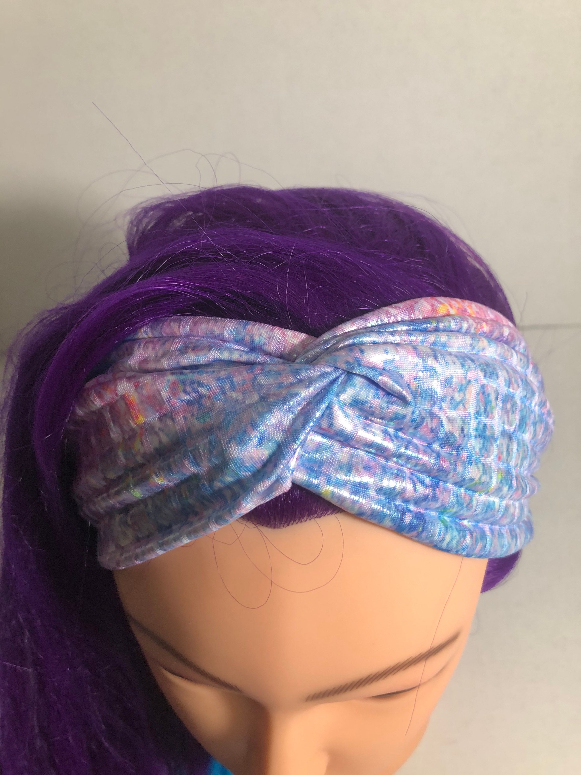 Shiny Twisted Headband hair natural headband glitter Etsy