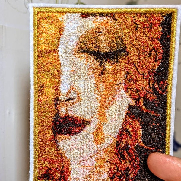 Patch de larmes d'or de Freya, Gustav Klimt, Anne-Marie Zilberman, Art déco, Patch d'or, École de Klimt, Patch de Gustav Klimt