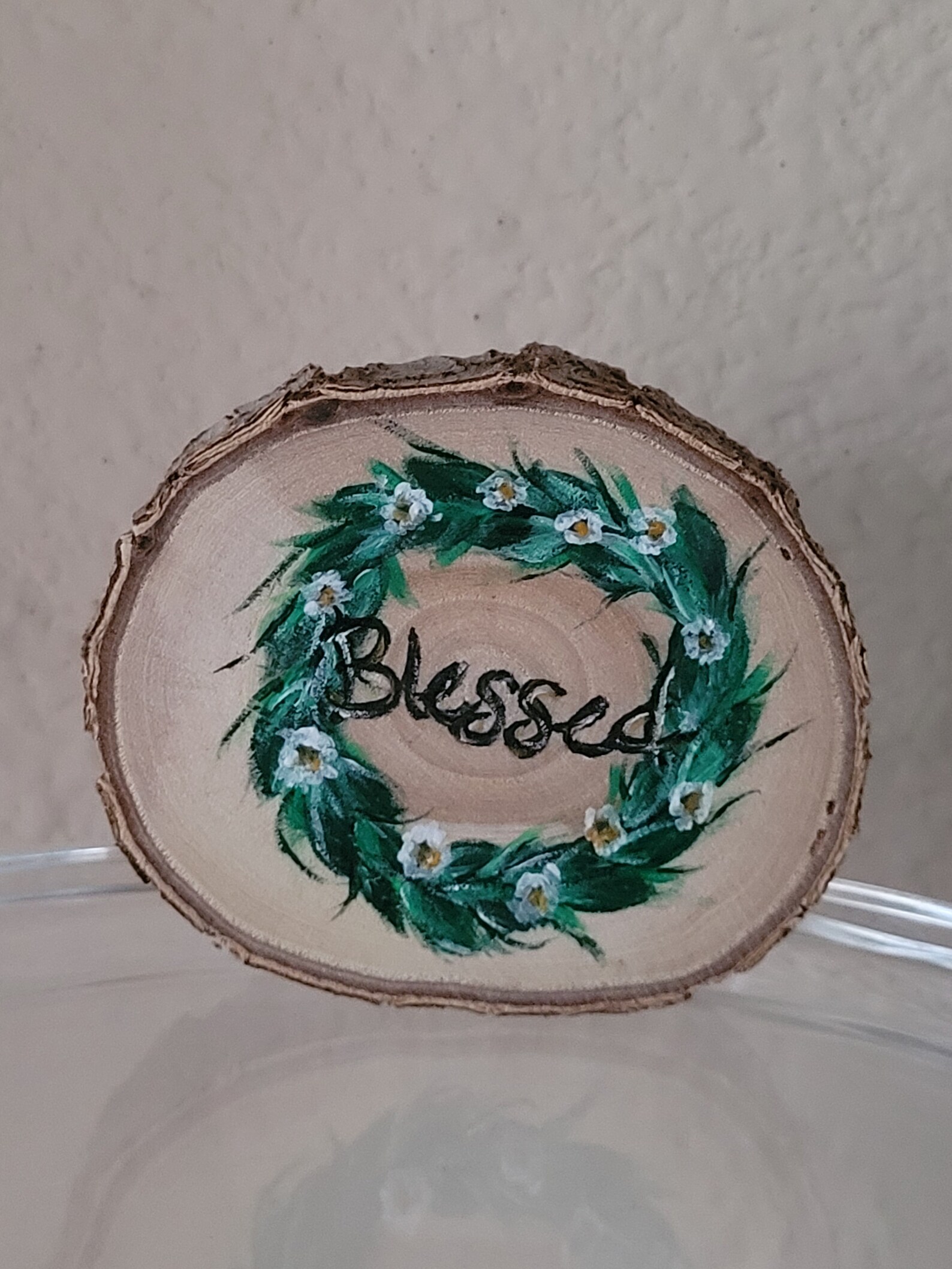 Corona Bendita / Ronda de madera pintada a mano | Etsy