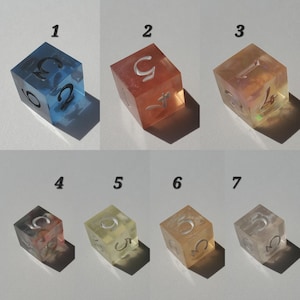 Single d6 - Handmade Sharp Dice