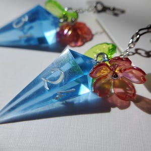Twilight d4 Handmade Dice Earrings
