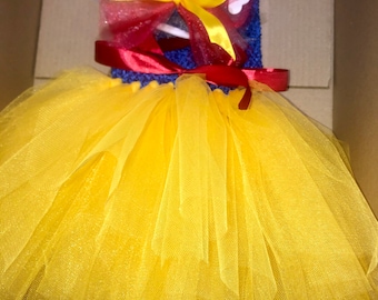 Snow White tutu, dressing up tutu, fancy dress tutu, Disney tutu, photoshoot tutu, birthday party tutu