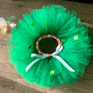 St. Patrick’s Day tutu, Paddy’s day tutu, green tutu, Shamrock tutu
