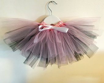 Pink & Black Girl’s Tutu,baby tutu, kids tutu, photoshoot tutu, birthday tutu, princess tutu, photo prop tutu, cakesmash tutu, cake skirt