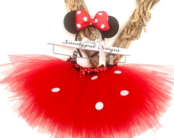 Mickey Mouse tutu, birthday tutu, photoshoot tutu, dressing up tutu, cake smash tutu