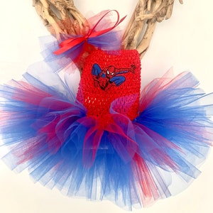 Spiderman tutu, Spiderman dress, fancy dress costume