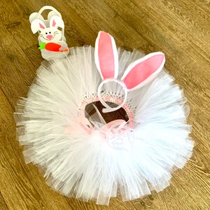 Bunny tutu, bunny outfit, cakesmash tutu, photo shoot tutu, birthday tutu