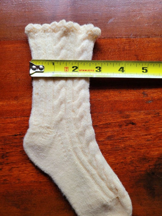 Vintage Knit Kids Socks - image 7