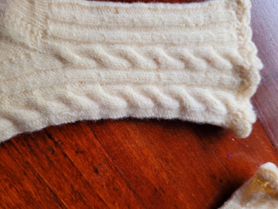 Vintage Knit Kids Socks - image 4