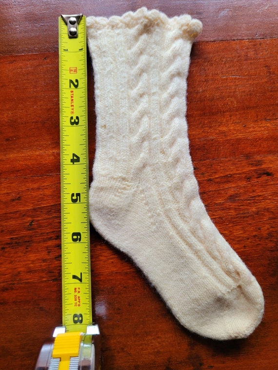 Vintage Knit Kids Socks - image 6