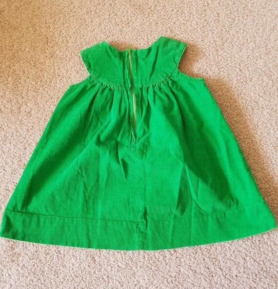 Vintage Green Corduroy Dress - image 2