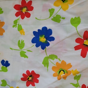 Vintage Twin Size Flat Sheet