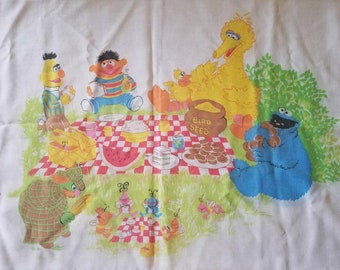 Vintage Sesame Street Pillowcase