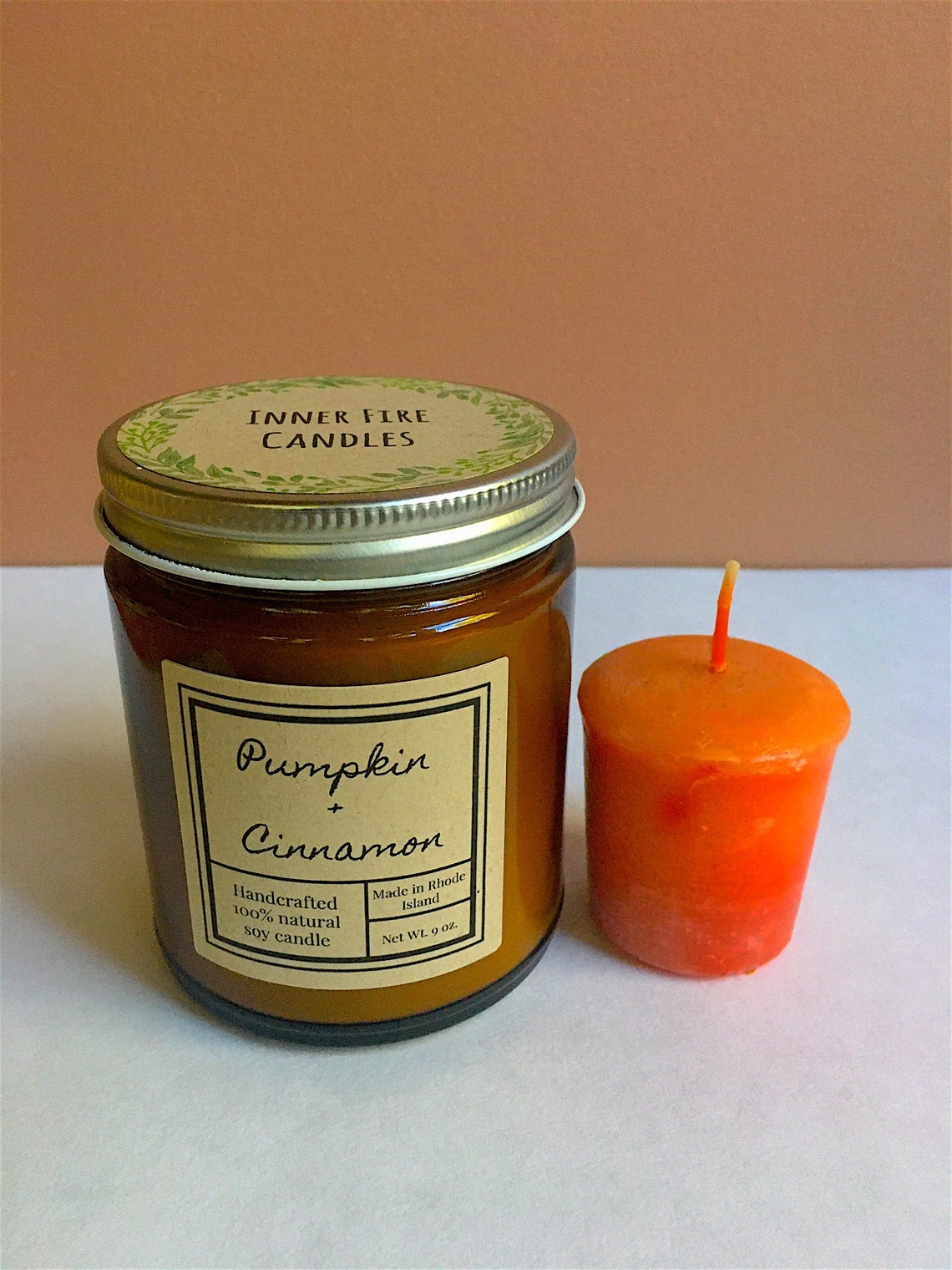 Pumpkin Cinnamon Soy Candle Etsy
