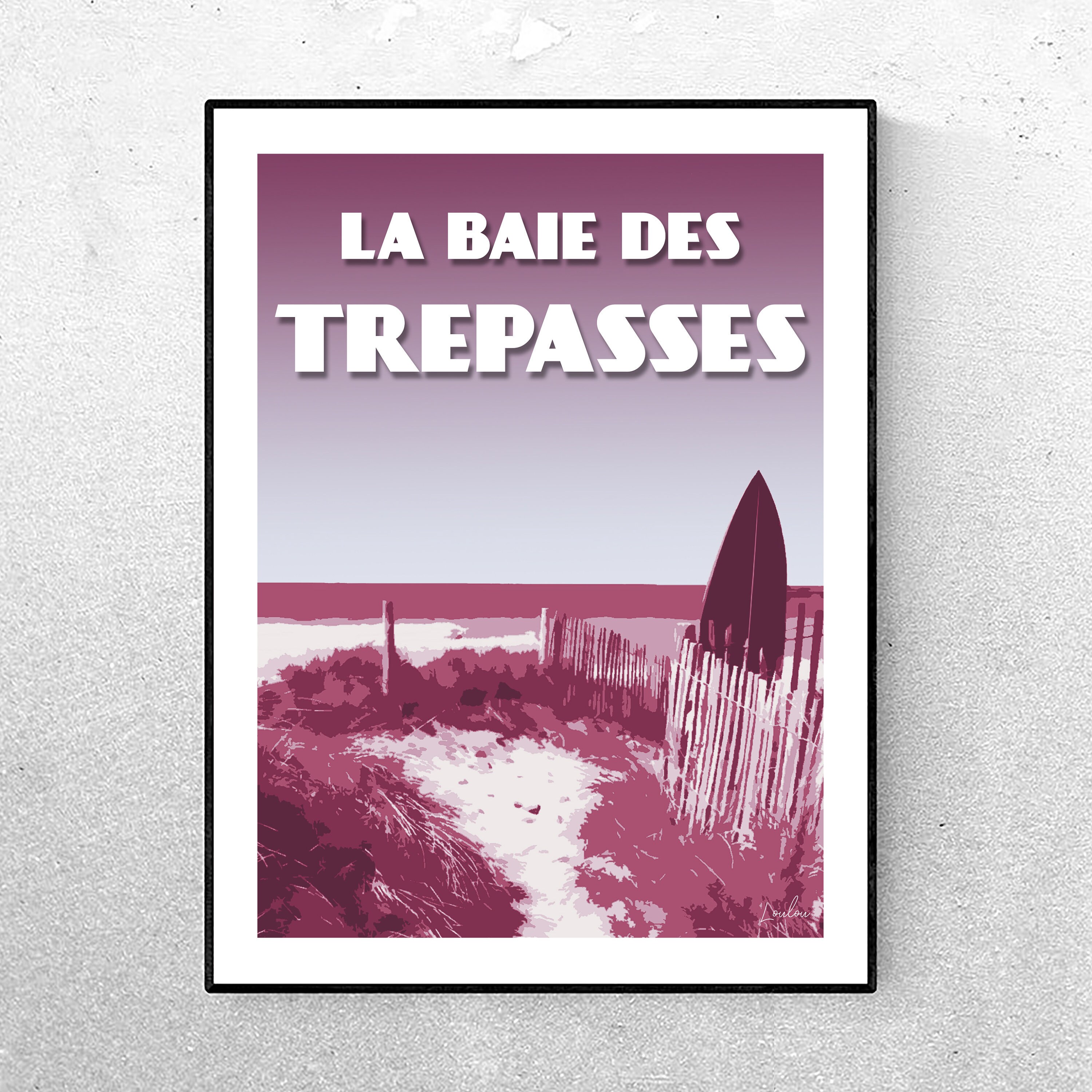 Affiche La Baie Des Trépassés - Violet