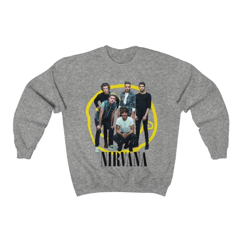 nirvana one direction shirt