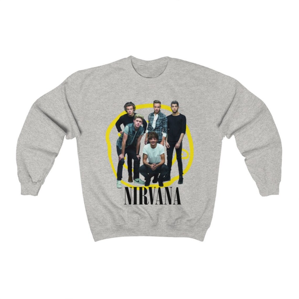 nirvana one direction shirt