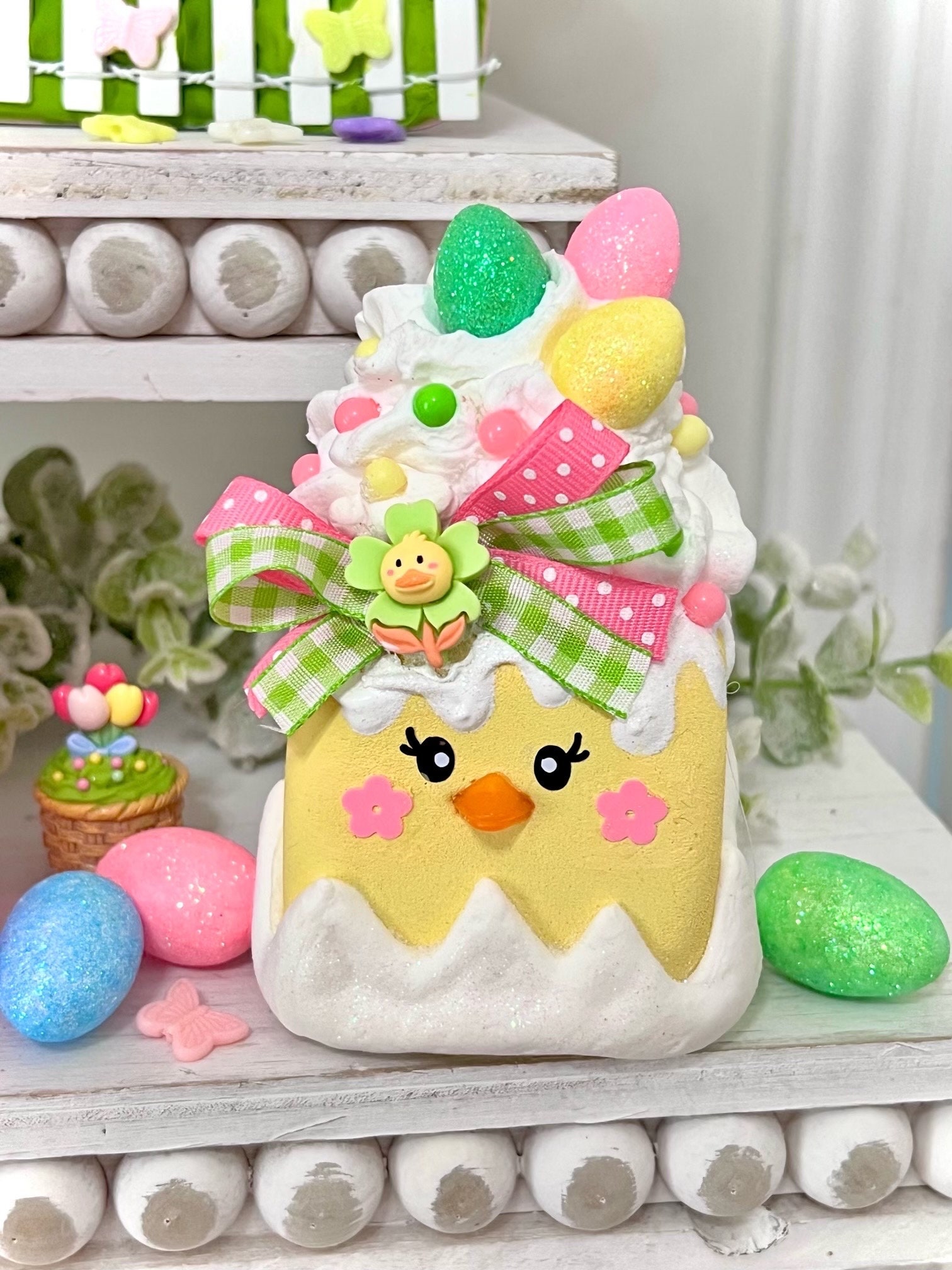 Easter Marshmallows / Choice of 2 / Easter Basket Marshmallow and/or Easter Chick Marshmallow / Easter Decor / Easter Tiered Tray Decor