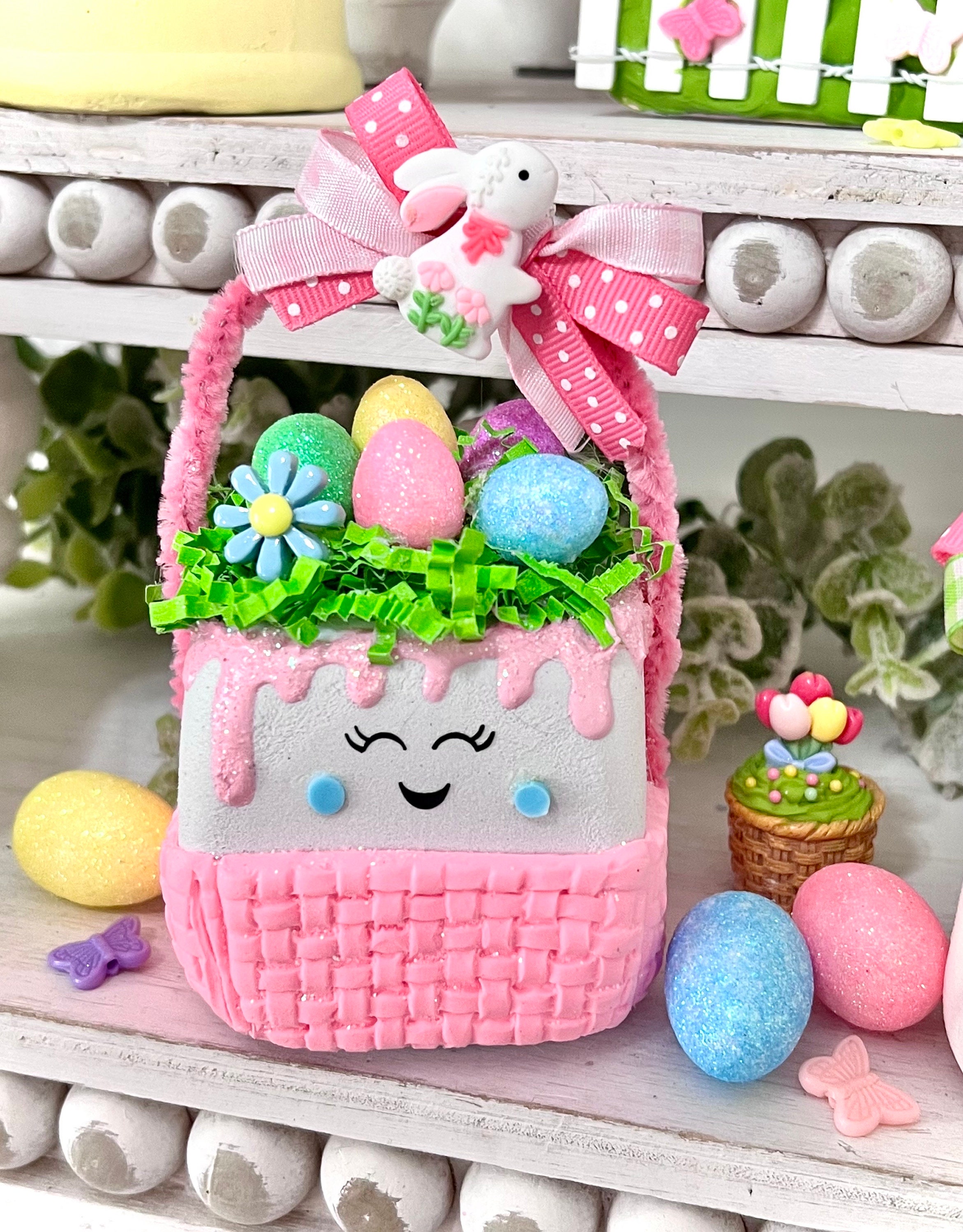 Easter Marshmallows / Choice of 2 / Easter Basket Marshmallow and/or Easter Chick Marshmallow / Easter Decor / Easter Tiered Tray Decor