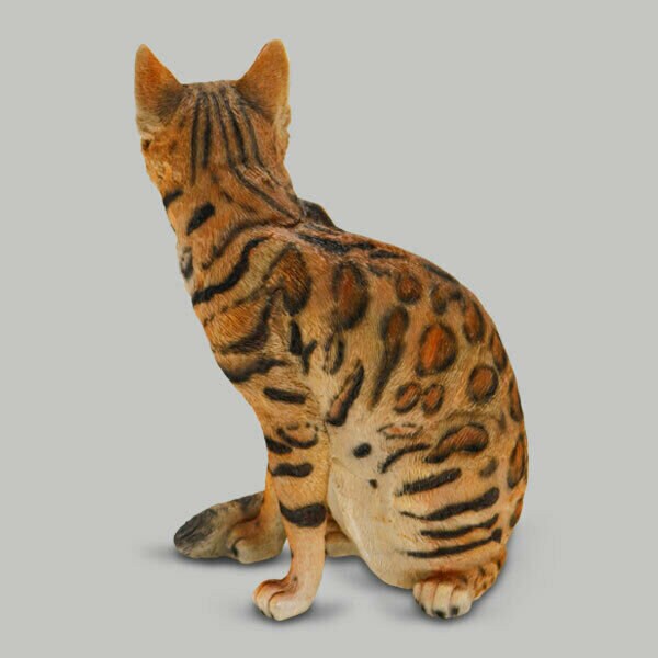 16 Handcrafted Bengal Cat Sculpture Statue Figurine For Etsy