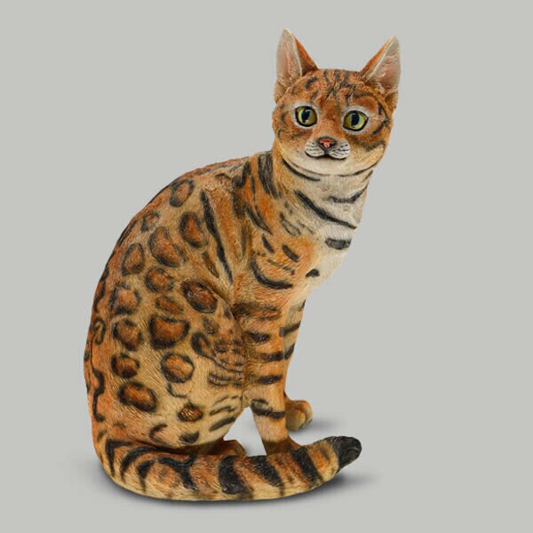 16 Handcrafted Bengal Cat Sculpture Statue Figurine For Etsy