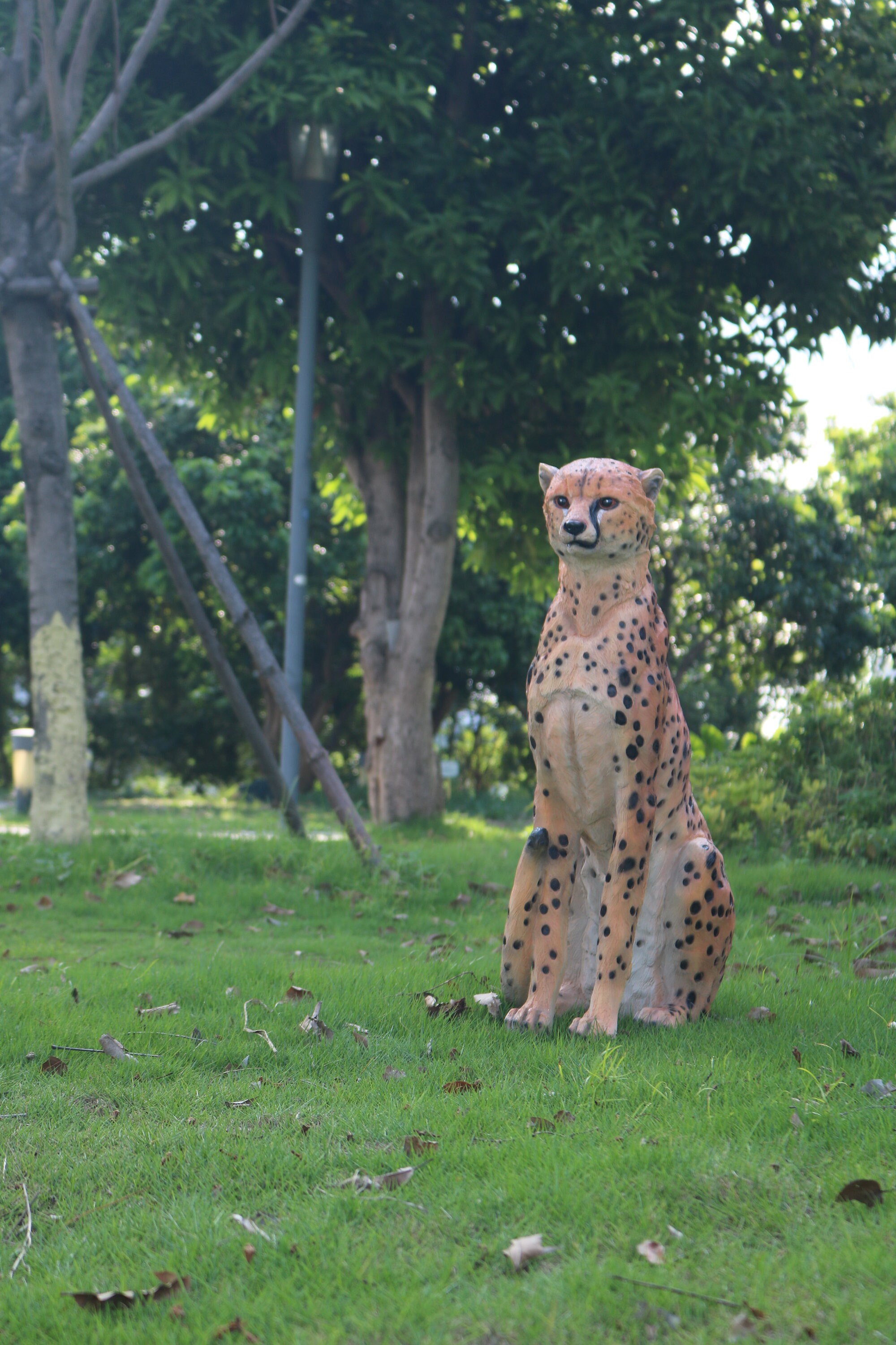 30 Handcrafted Large Cheetah Sculpture for Garden Home Etsy
