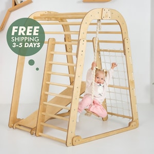 Playground for kids, Montessori climbing set, Outdoor playset, Indoor playground, Outdoor toys, Indoor play gym, Toddler gym, Jungle gym