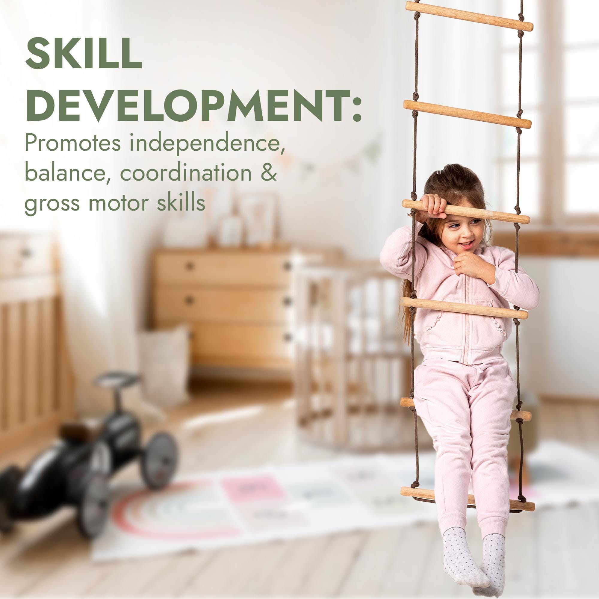 5-in-1 Indoor Klimframe voor Peuters - Houten Driehoek, Boog & Klimhelling & Net & Kussen, Montessori Klimframe, Houten Gym voor Kinderen, Vouwbaar Klimspeelgoed voor Kinderen van 1-5 Jaar 5-in-1 Indoor Klimframe voor Peuters - Houten Driehoek, Boog & Klimhelling & Net & Kussen, Montessori Klimframe, Houten Gym voor Kinderen, Vouwbaar Klimspeelgoed voor Kinderen van 1-5 Jaar