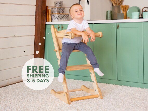 Play kitchen hotsell with high chair