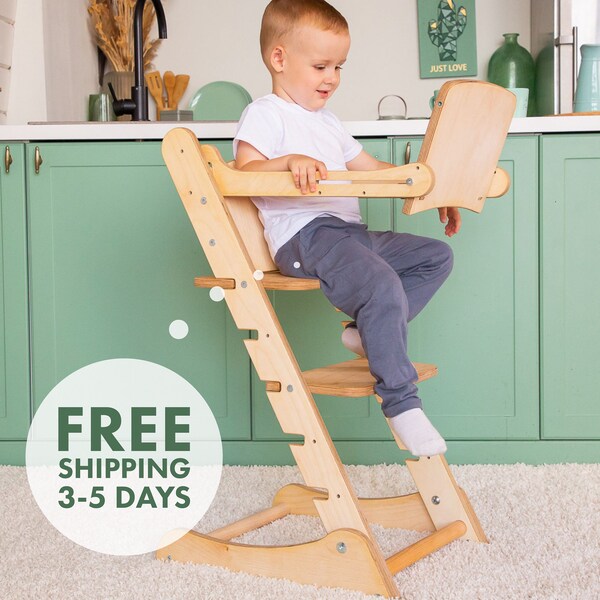 Tour Montessori - Cadeau pour tout-petit, chaise de cuisine Montessori pour bébé - Tour pour tout-petit + escabeau pour tout-petit - Tabouret Montessori - Chaise haute pour tout-petit