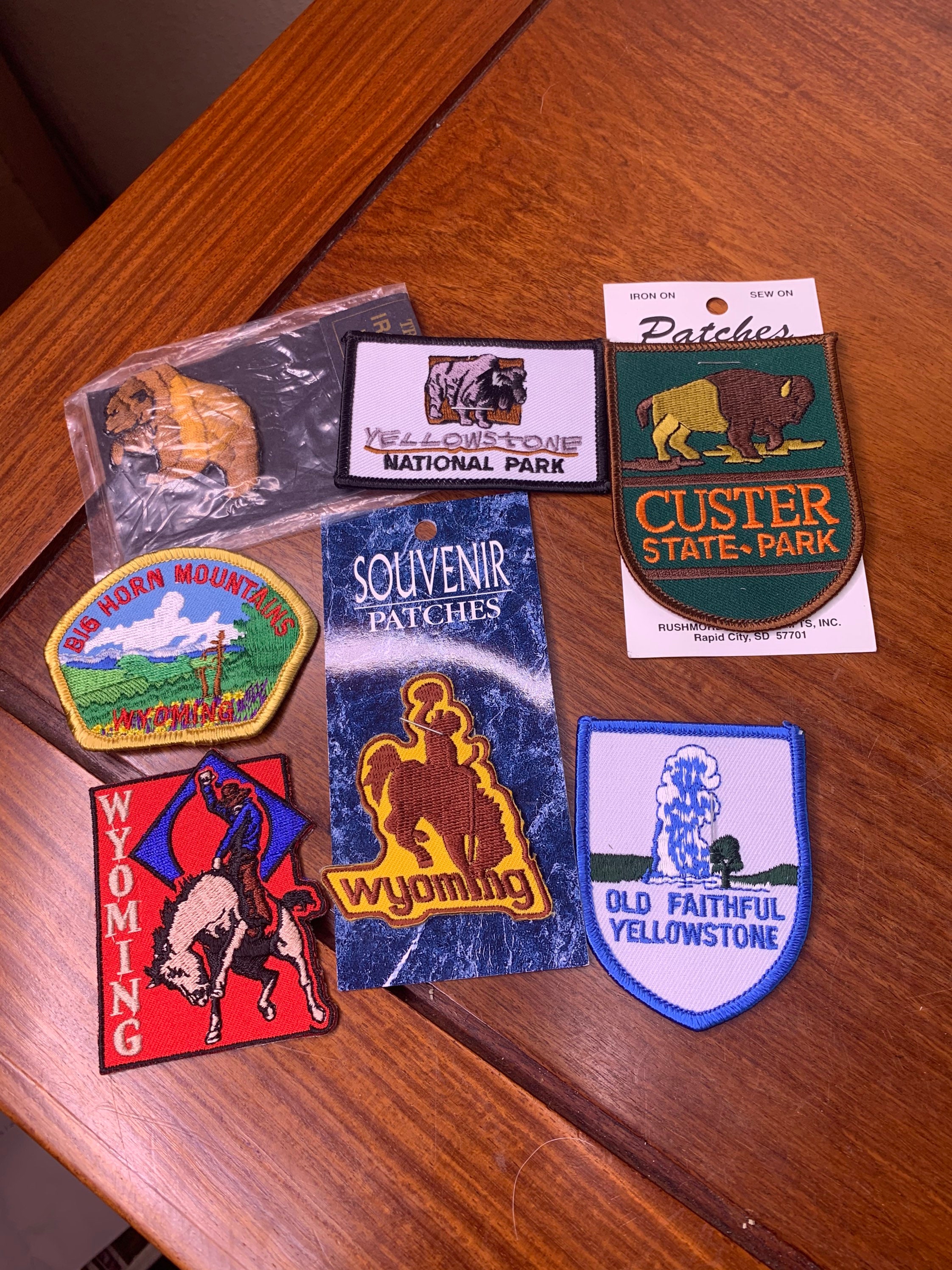 Wyoming Yellowstone Brand New Patch Lot Etsy