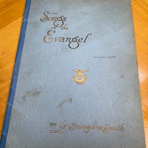 Songs of the Evangel 1927 Salvation Army Hymnal Sheet Music Book