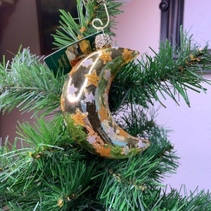 Old World Christmas Celestial Moon Christmas Ornament 22037