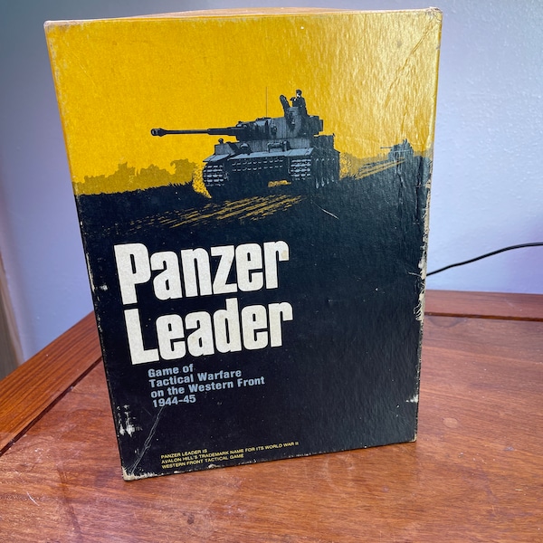 1974 Opened Panzer Leader 1944-45 Avon Hill Simulation Game