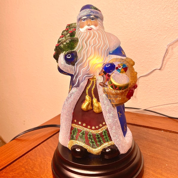 Merck Old World Santa Light Etsy