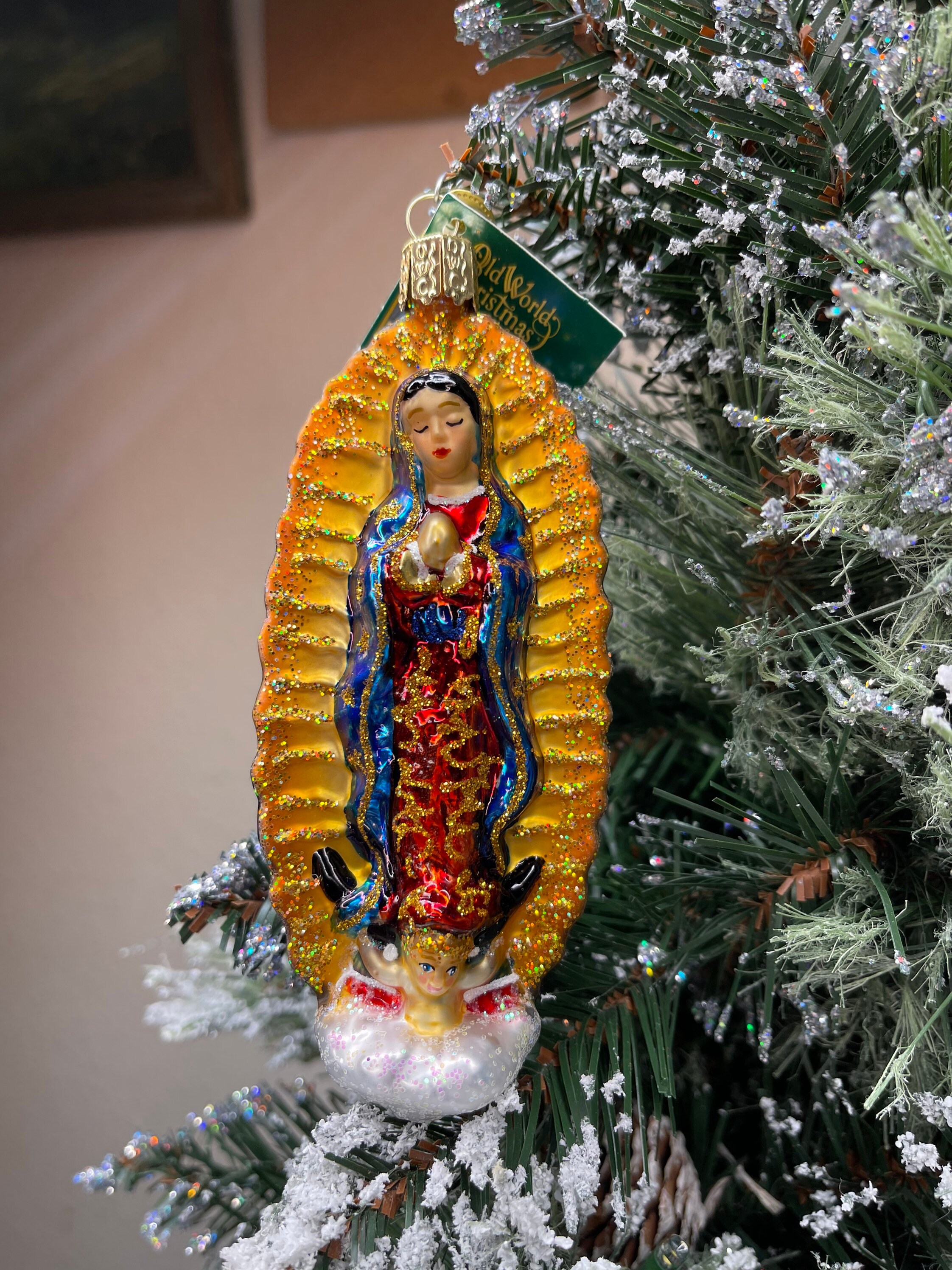 Our lady of guadalupe christmas tree topper Clearance
