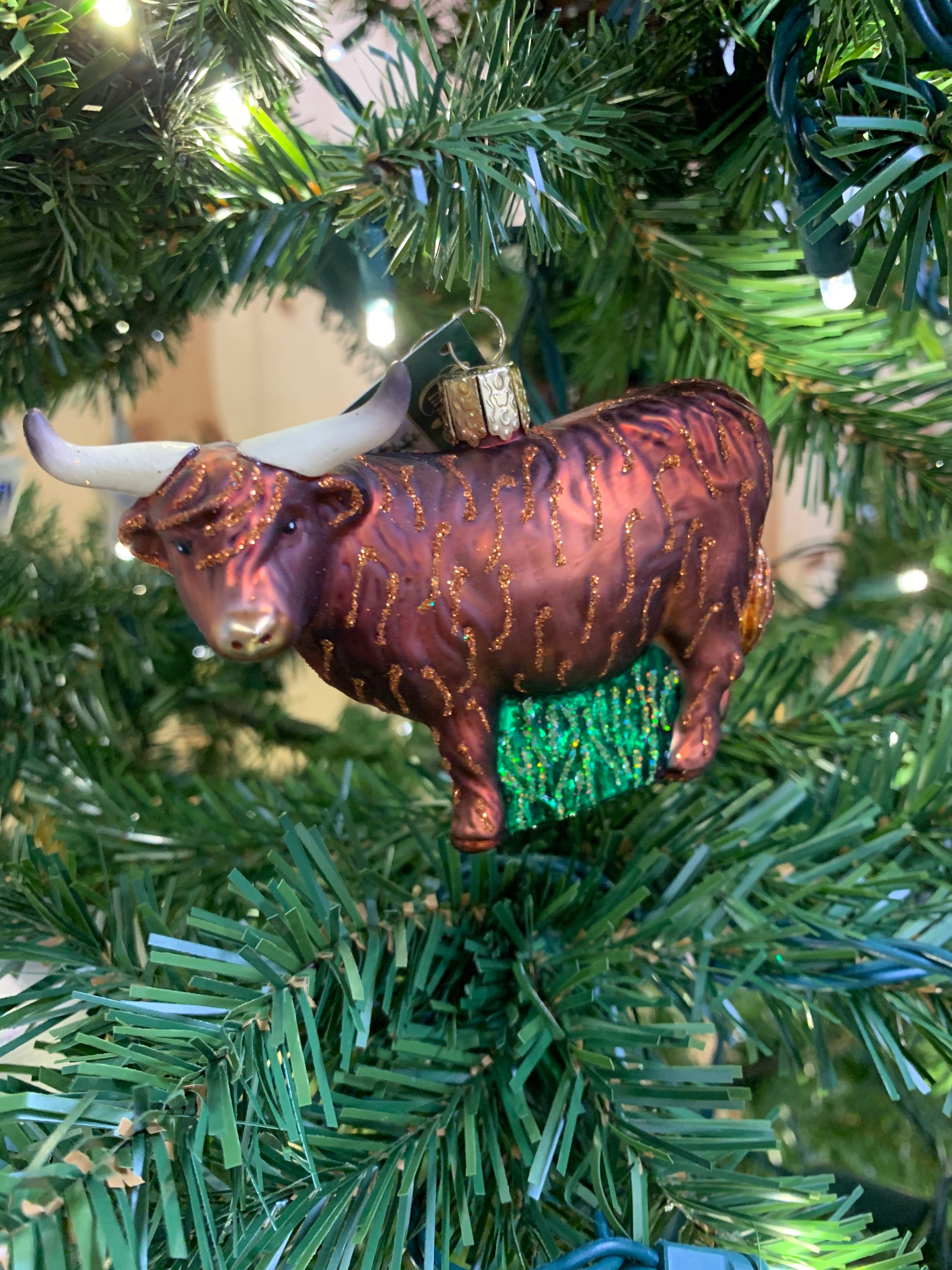 Highland Cow Old World Christmas Ornament - Etsy
